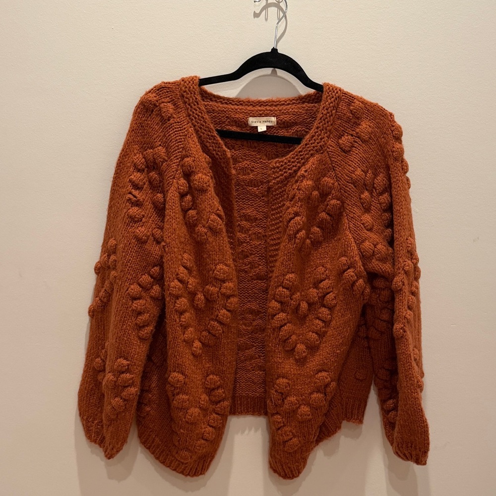 Chunky Knit Orange Sweater